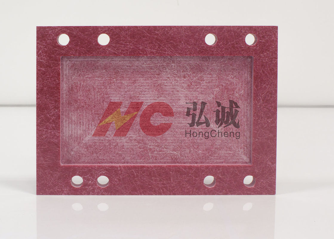 Обложка трансформатора красного листа стеклоткани ГПО3 прикладная и нижняя крышка